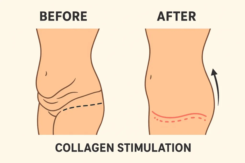 Before and after results for sagging skin after weight loss injections Hereford