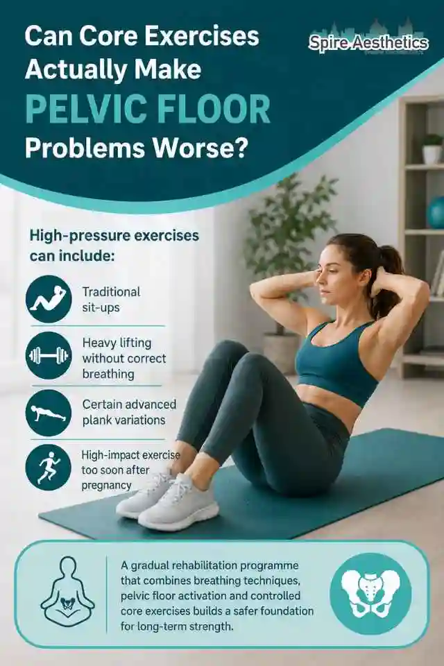 Can Strengthening Your Core Alone Actually Make Pelvic Floor Problems Worse Hereford?